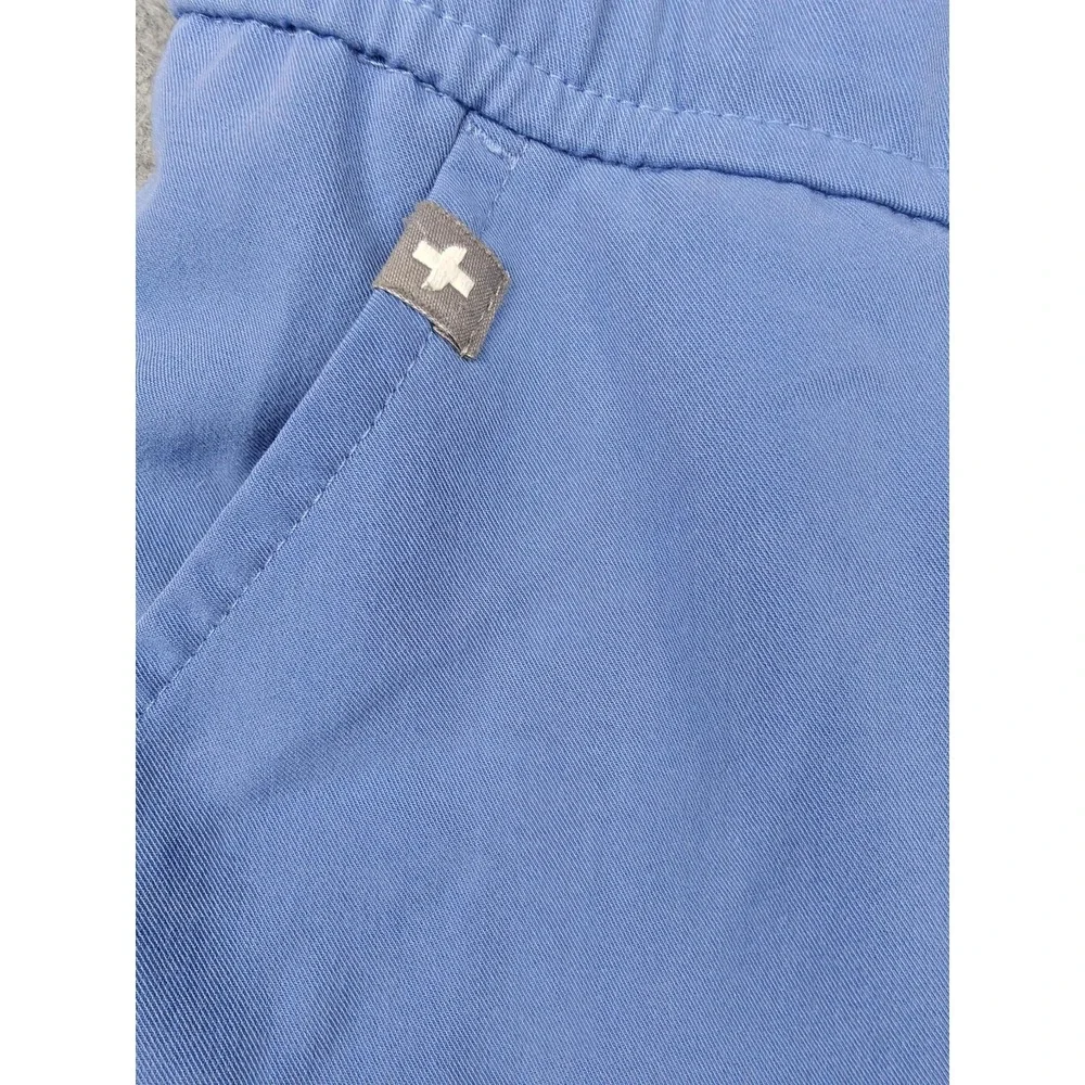 FIGS Scrub Pants Mens Medium Short‎ Blue Technical Collection Jogger Drawstring